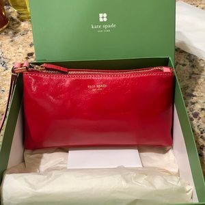 Kate spade leather clutch